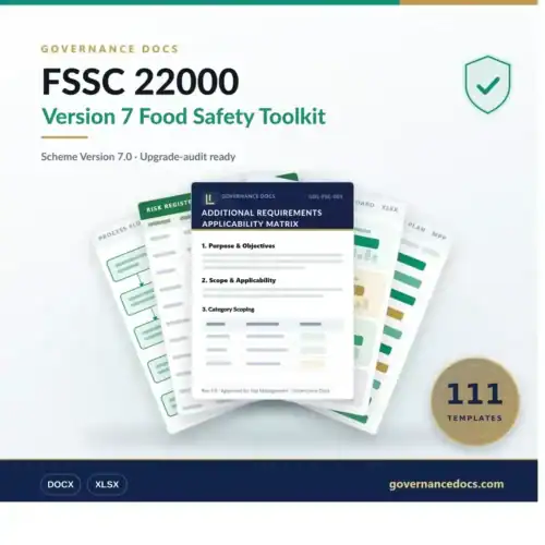 FSSC 22000 toolkit