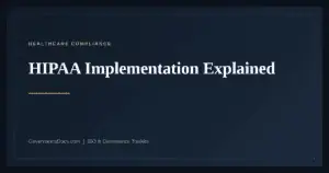 HIPAA Implementation — guide from Governance Docs