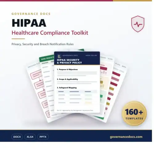 HIPAA Healthcare Compliance Toolkit with policies and templates.