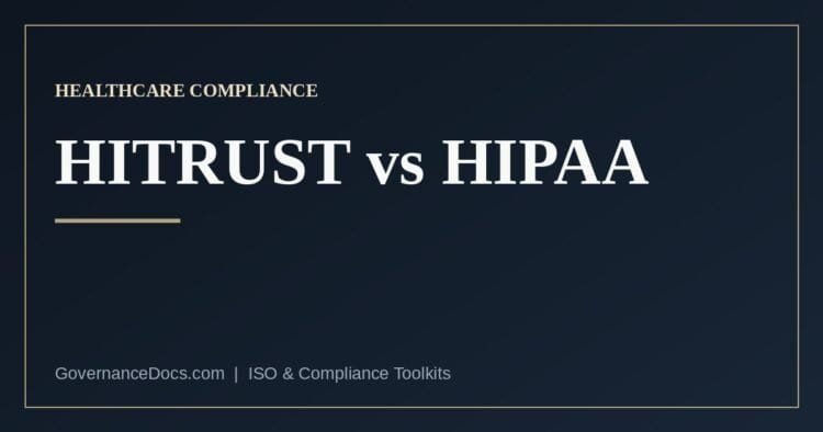 HITRUST vs HIPAA compared: the federal law and the certifiable framework