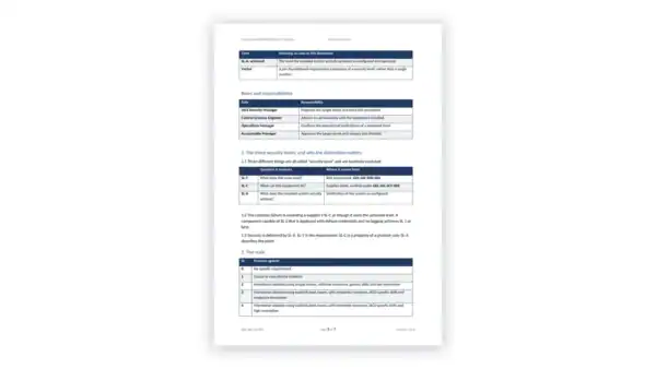 IEC 62443 Toolkit security level determination procedure for zones and conduits