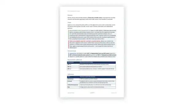 IEC 62443 Toolkit network segmentation standard for IACS zones