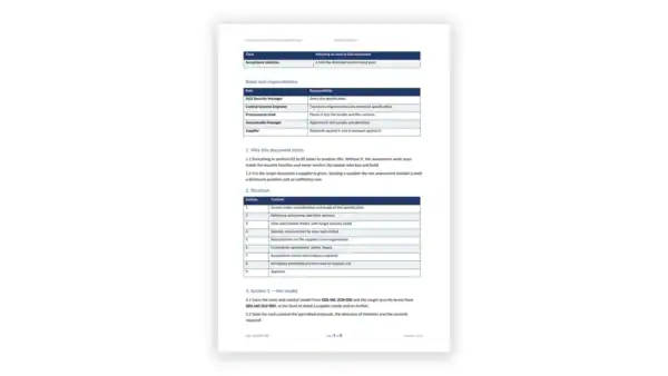 IEC 62443 Toolkit cybersecurity requirements specification template