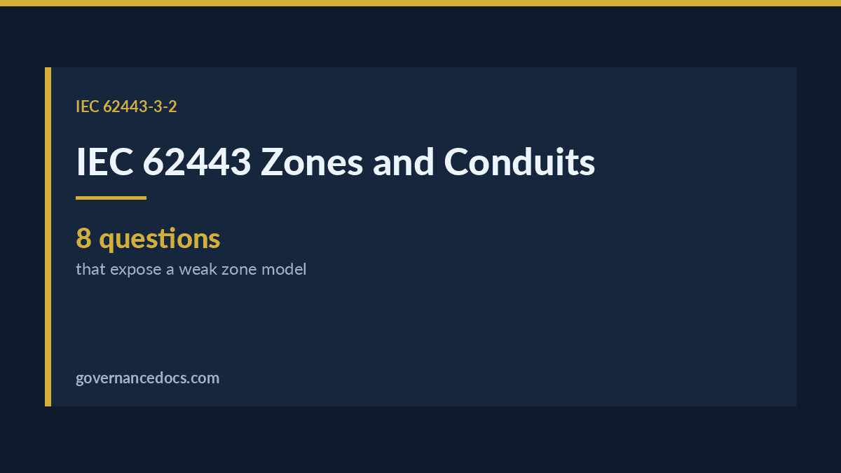 IEC 62443 Zones and Conduits: The Complete 2026 Guide IEC 62443 zones and conduits — how zones and conduits partition an IACS