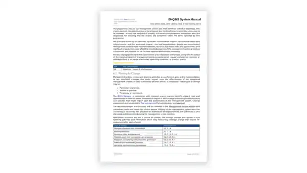 IMS toolkit sample: EHQMS System Manual
