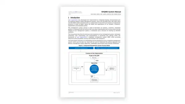 IMS toolkit sample: EHQMS System Manual