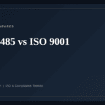 ISO 13485 vs ISO 9001 — ISO 13485:2016 medical device quality management