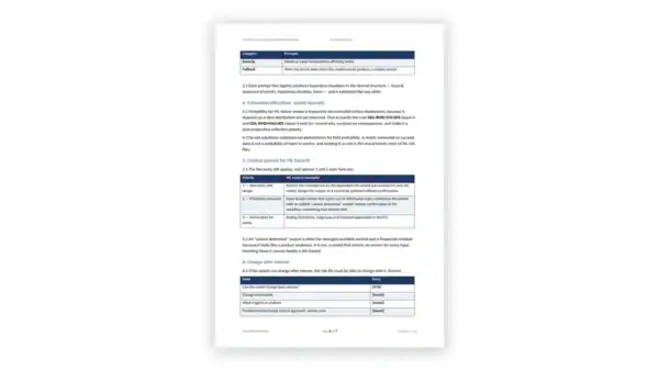 ISO 14971 Toolkit sample: GDL-RMD-MAP-005 - Machine Learning Device Risk Supplement