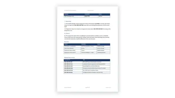 ISO 15189 Toolkit sample: GDL-MED-PRG-002 - Accreditation Programme Charter