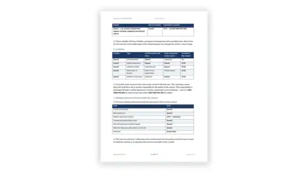 ISO 15189 Toolkit sample: GDL-MED-GOV-003 - Laboratory Activities Definition