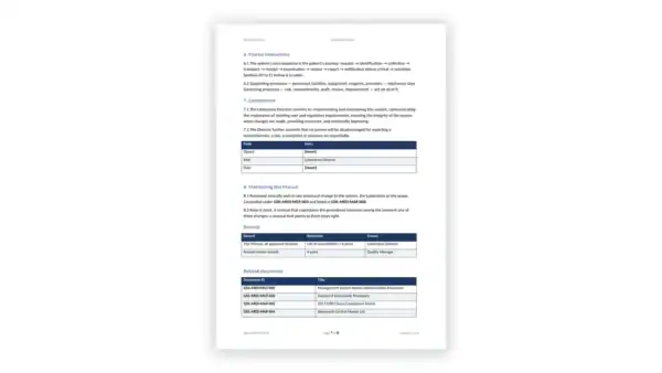 ISO 15189 Toolkit sample: GDL-MED-MGT-001 - Quality Manual