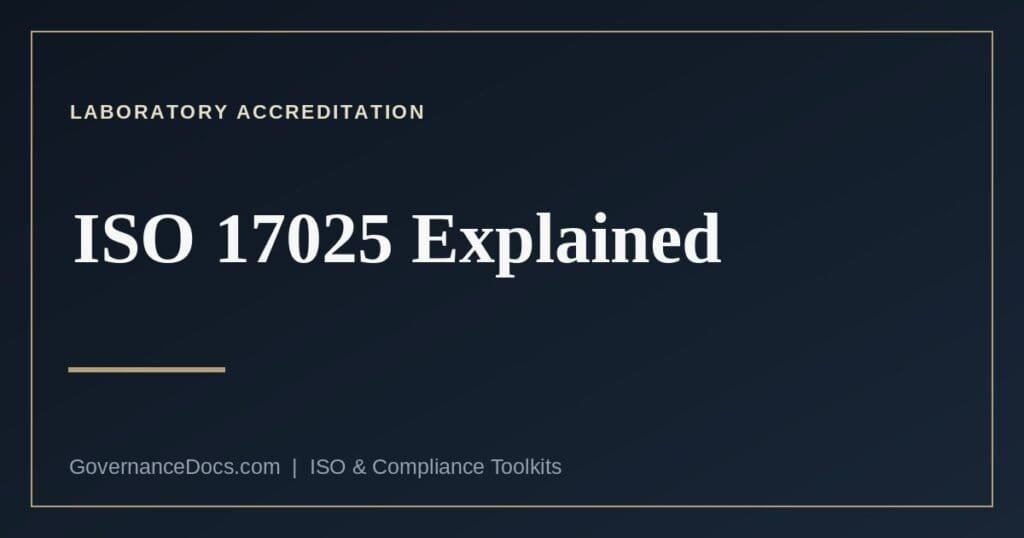 ISO 17025 accreditation for testing and calibration laboratories