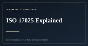 ISO 17025 accreditation for testing and calibration laboratories