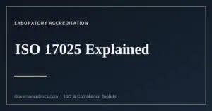 ISO 17025 accreditation for testing and calibration laboratories