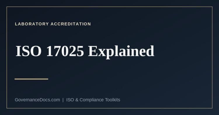 ISO 17025 accreditation for testing and calibration laboratories