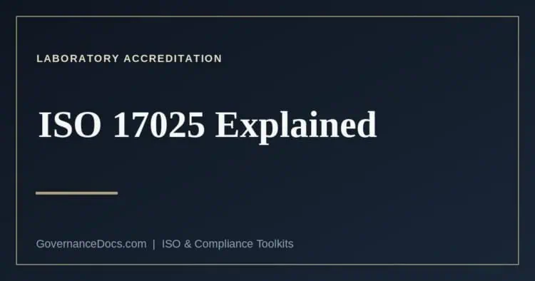 ISO 17025 accreditation for testing and calibration laboratories