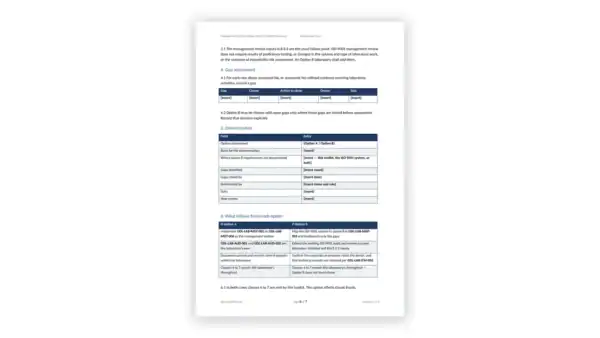ISO 17025 Toolkit sample: GDL-LAB-PRG-002 - Management System Option Determination Procedure