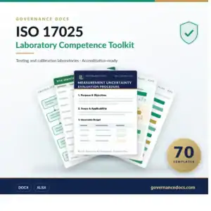 ISO 17025 Toolkit for testing and calibration laboratories — product cover