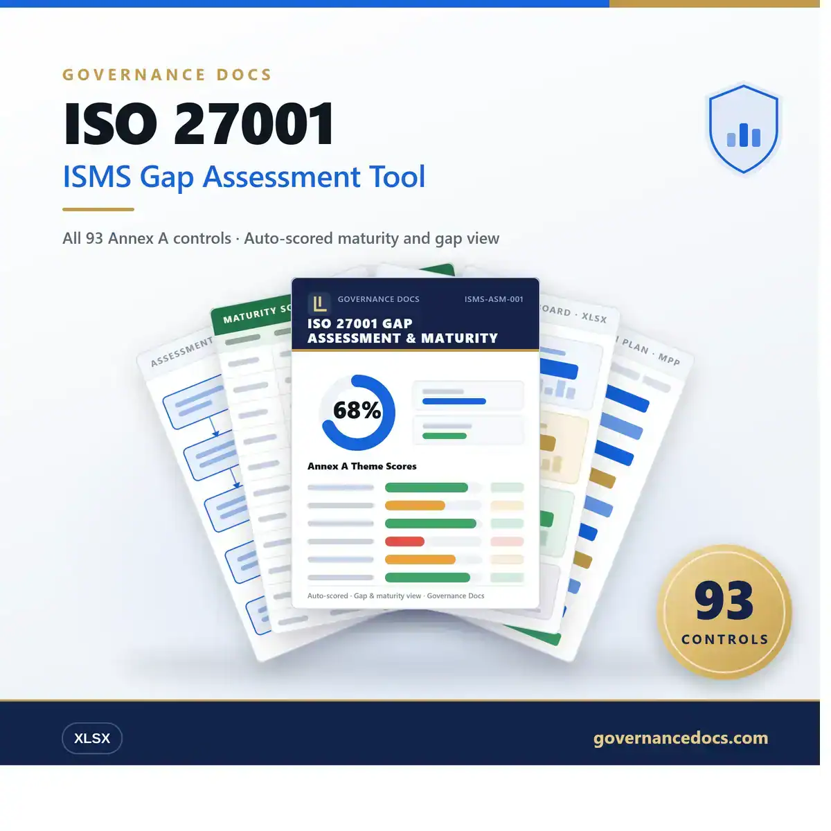 ISO 27001 ISMS Gap Assessment Tool for Governance Docs.