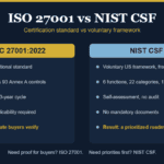 ISO 27001 vs NIST CSF comparison of certification, structure and controls