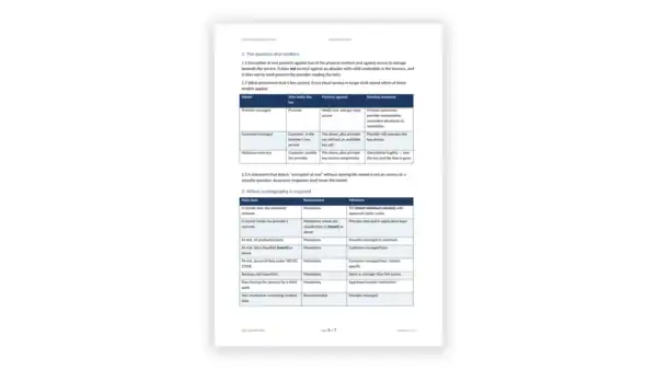 ISO 27017 Toolkit sample: GDL-CLD-CRY-001 - Cloud Cryptography Policy