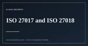 ISO 27017 and ISO 27018 cloud security controls