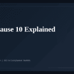ISO clause 10 improvement explained — Annex SL harmonized structure