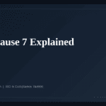 ISO clause 7 support explained — Annex SL harmonized structure