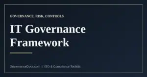 IT governance framework layers compared: COBIT 2019 for governance, ISO 31000 for risk, CIS Controls for implementation