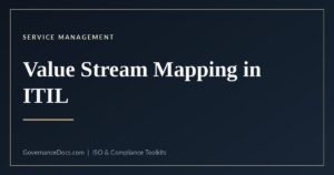 ITIL value stream mapping - the five steps and four time metrics