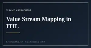 ITIL value stream mapping - the five steps and four time metrics