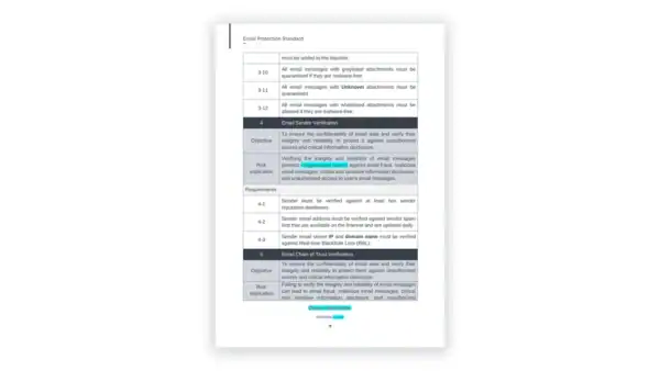 NCA cybersecurity toolkit sample: STANDARD_Email_Protection_template_en-