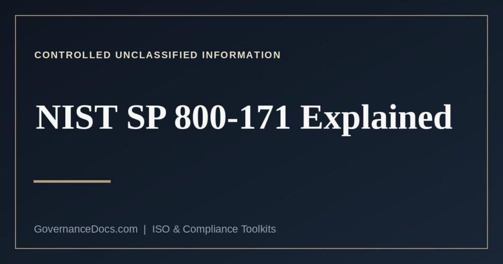 NIST SP 800-171 revisions and CUI protection requirements