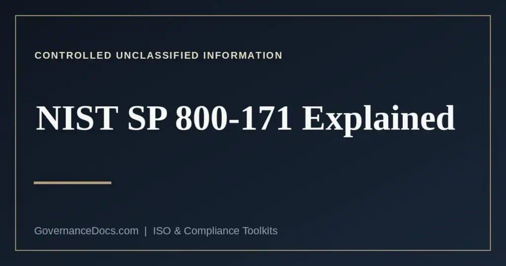 NIST SP 800-171 revisions and CUI protection requirements