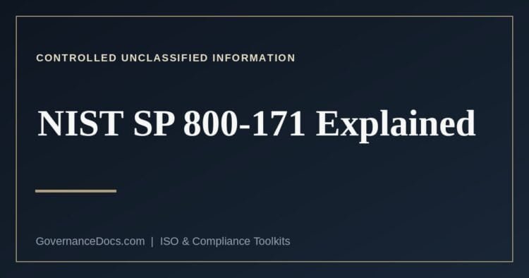 NIST SP 800-171 revisions and CUI protection requirements