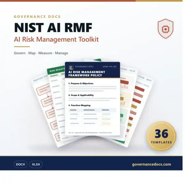NIST AI RMF toolkit for AI risk management and governance.