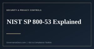 NIST SP 800-53 security and privacy controls catalog