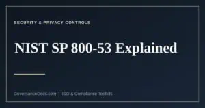 NIST SP 800-53 security and privacy controls catalog