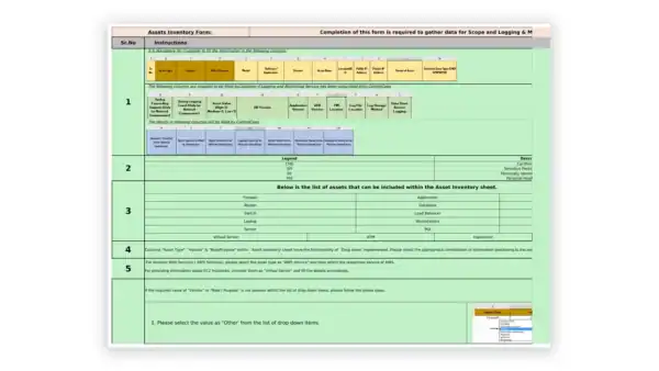 PCI DSS toolkit sample: PCI Scope Inventory