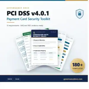 Payment card security toolkit for PCI DSS v4.0.1 compliance and risk management.