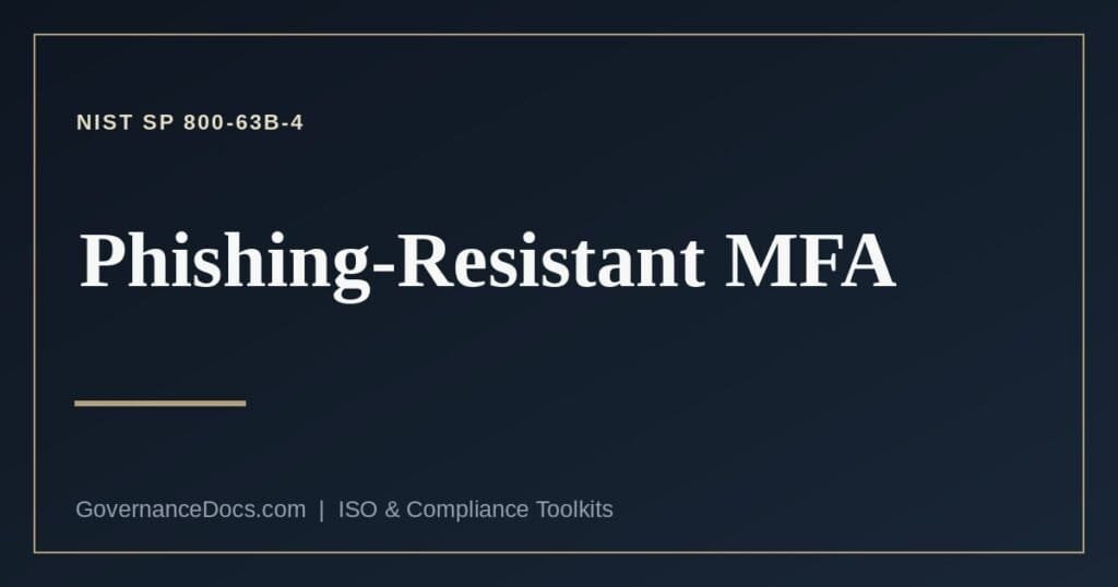 Phishing-resistant MFA methods compared against NIST SP 800-63B-4 assurance levels