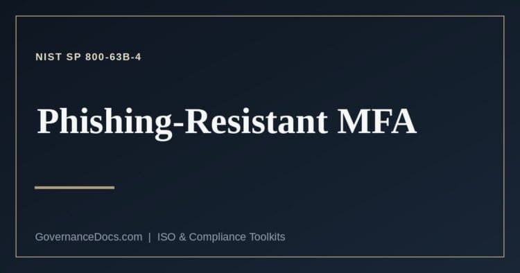 Phishing-resistant MFA methods compared against NIST SP 800-63B-4 assurance levels
