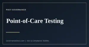 Point-of-care testing governance under ISO 15189