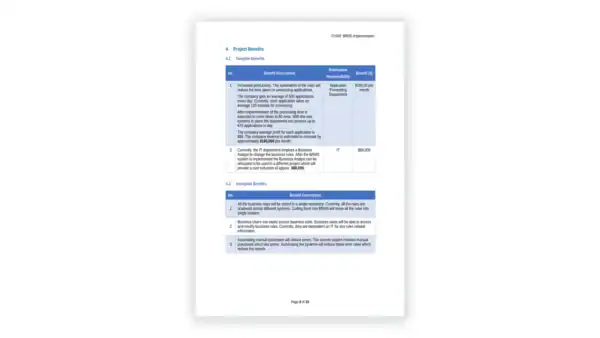 Project Management toolkit sample: Project Proposal BRMS Implementation Example - draft v0.1