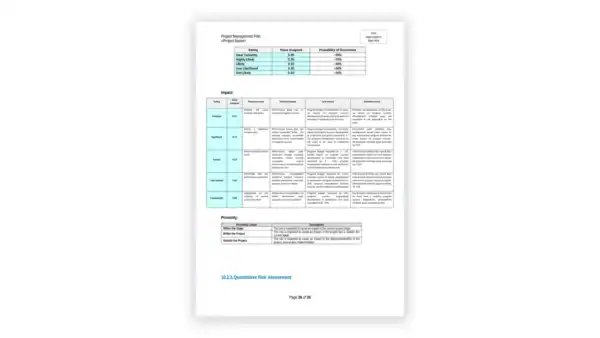 Project Management toolkit sample: Project Starter Kit - Project Management Plan