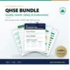 QHSE management system manual and templates for quality, health, safety, environment.