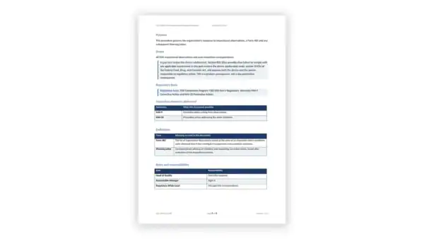 Sample governance document from Governance Docs website for organizational compliance.