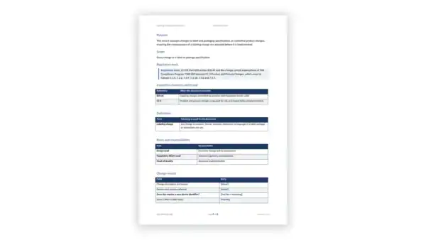 Sample governance document outlining policies and procedures for organizational governance.