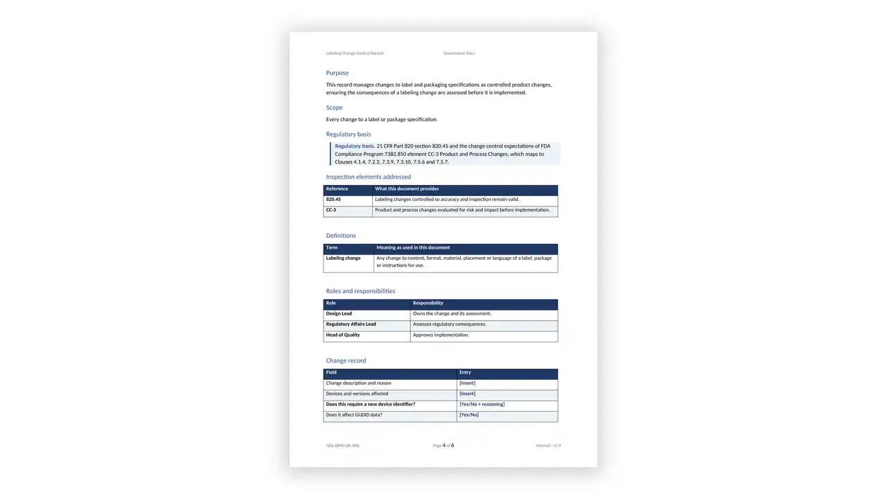 Sample governance document outlining policies and procedures for organizational governance.