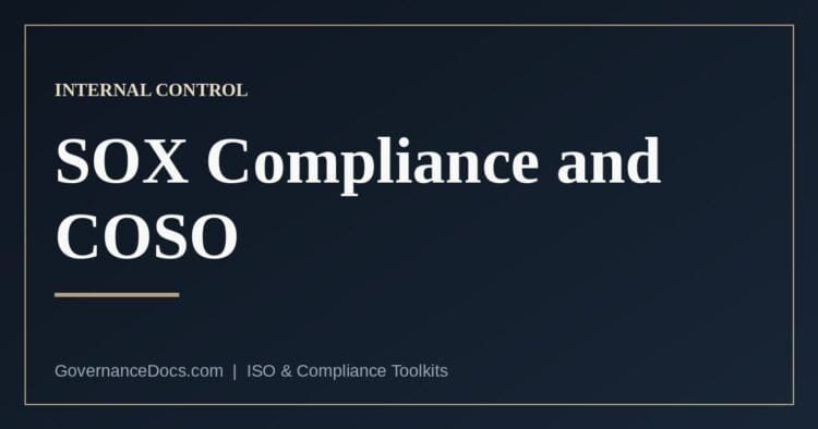 SOX compliance and the COSO framework: the five steps of the ICFR cycle